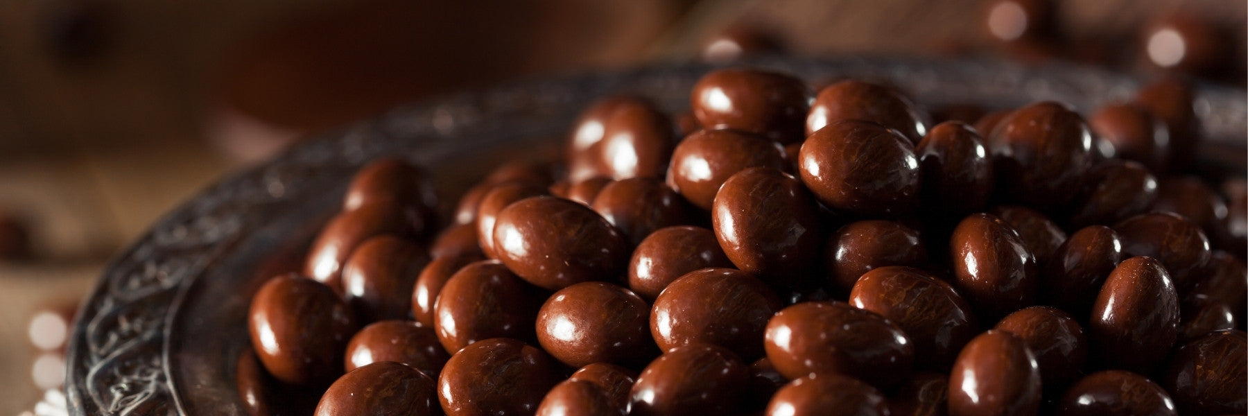 Dilettante Chocolates Dark chocolate covered espresso beans made with real espresso bean centers