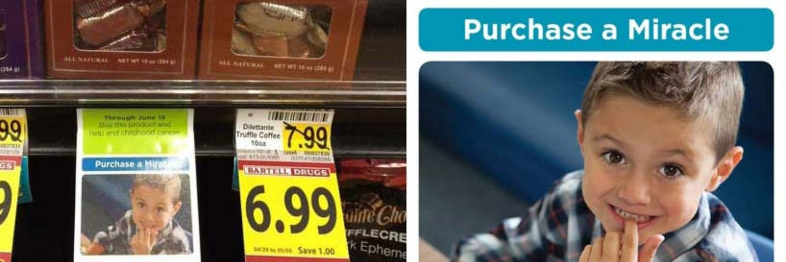 Dilettante Chocolates Purchase a Miracle Donation Drive