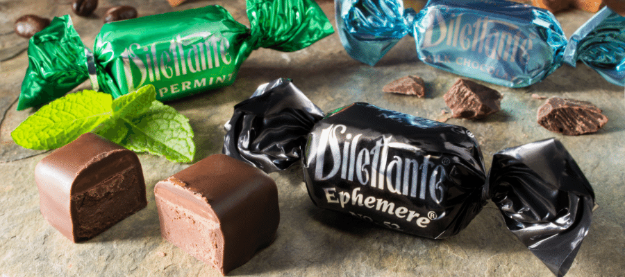 Dilettante Chocolates Assorted TruffleCremes in dark and milk chocolate
