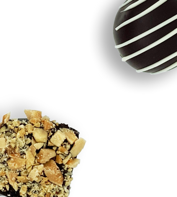 Dilettante Chocolates L'Orange Truffle and Dark Rheingold Toffee