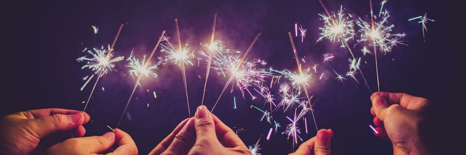 New Years Eve Sparklers Blog Banner