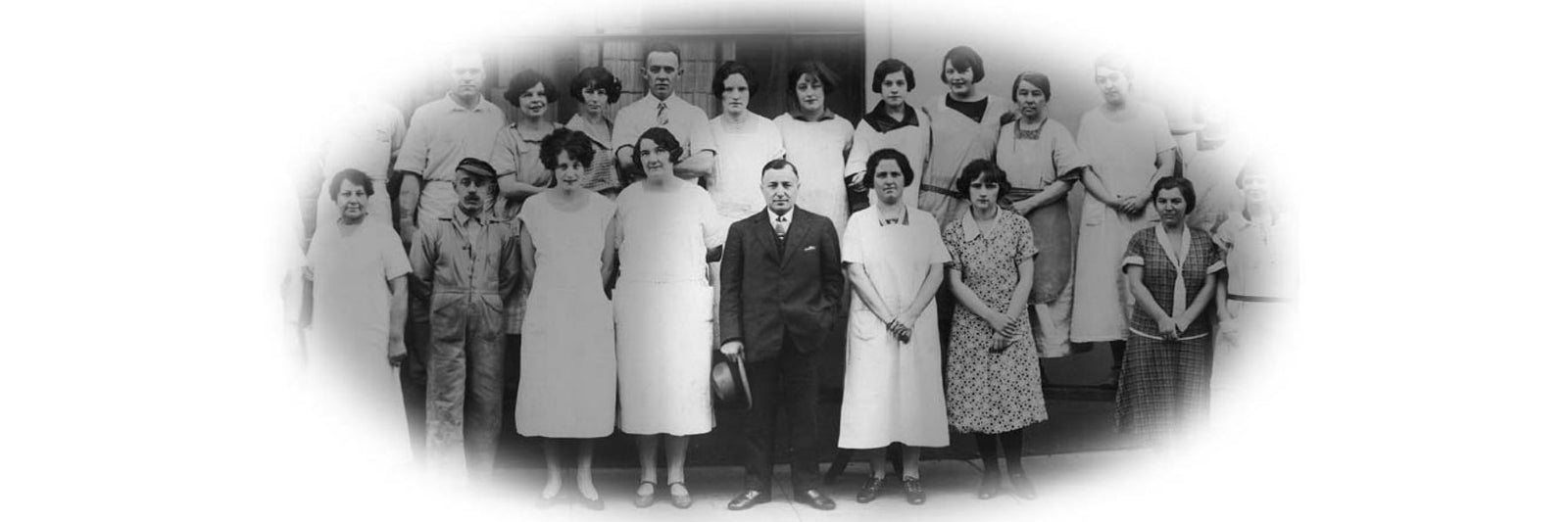 Dilettante Chocolates Julius Franzen with his Employees