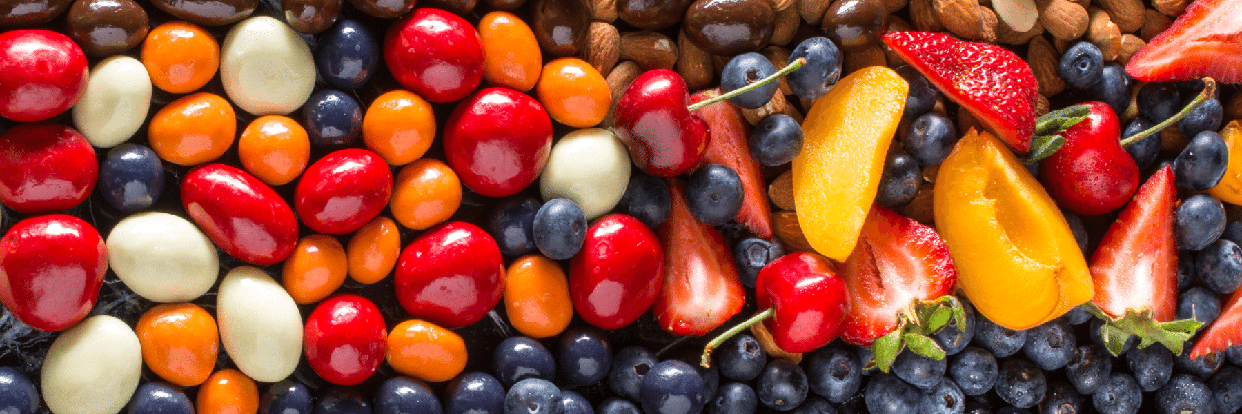 Dilettante Chocolate-Covered Fruit with regular fresh fruit