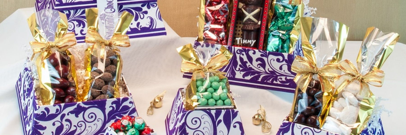 Dilettante Chocolates Majestic Chocolate Cheer Tower