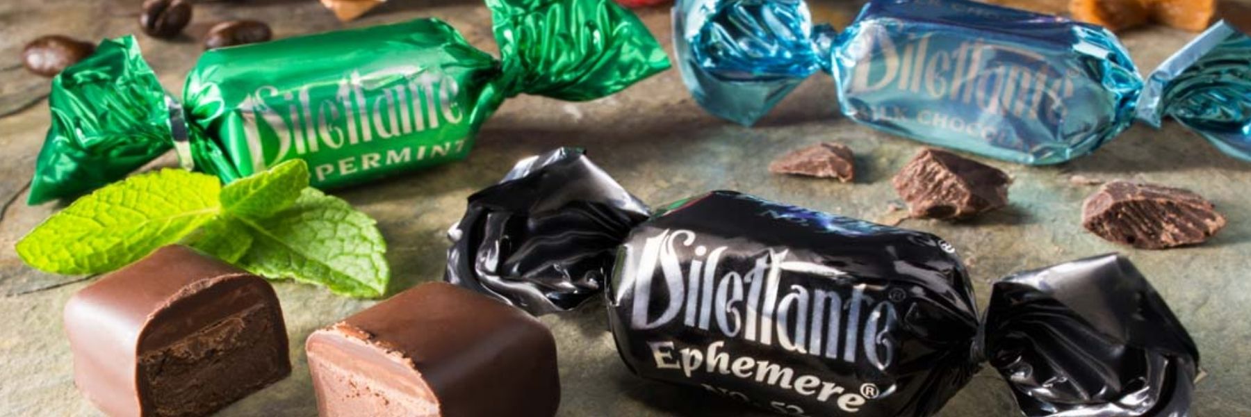 Dilettante Chocolates New TruffleCreme Assortments Featuring Peppermint, Ephemere, and Blood Orange