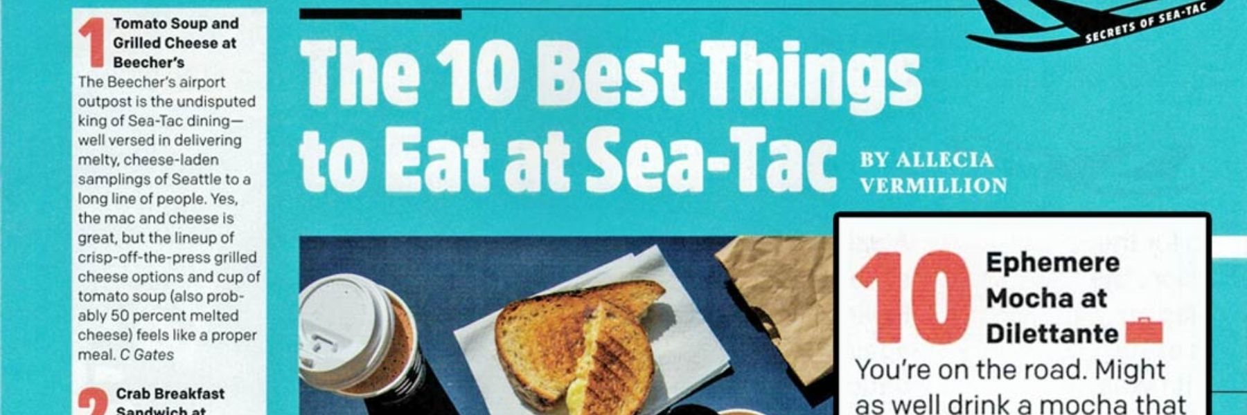 The 10 Best Things to Eat at Sea-Tac by Seattle Metropolitan Magazine
