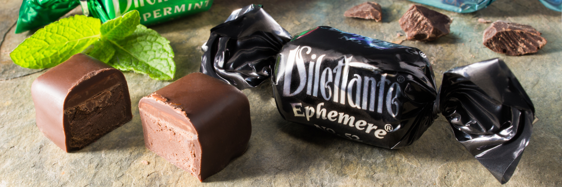 Dilettante Chocolates TruffleCremes in Milk and Dark Chocolate