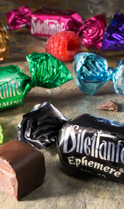 Dilettante Chocolates TruffleCremes Featuring Blood Orange, Peppermint, Toffee Crunch, and Ephemere Flavors