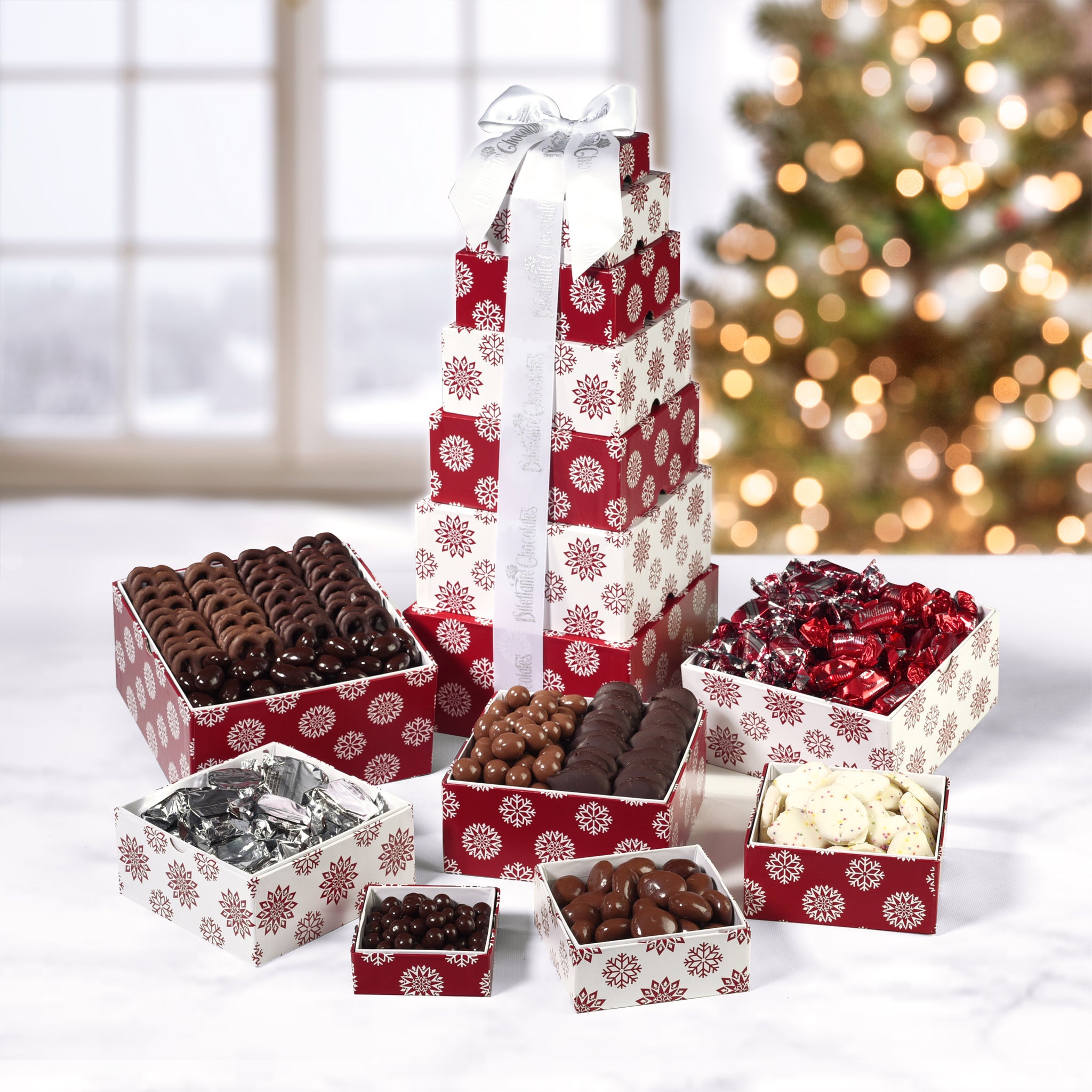 Gift of Chocolate Tower - Dilettante Chocolates