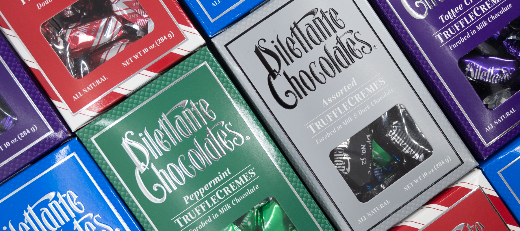 Dilettante Chocolates 10-Ounce TruffleCreme Gift Boxes