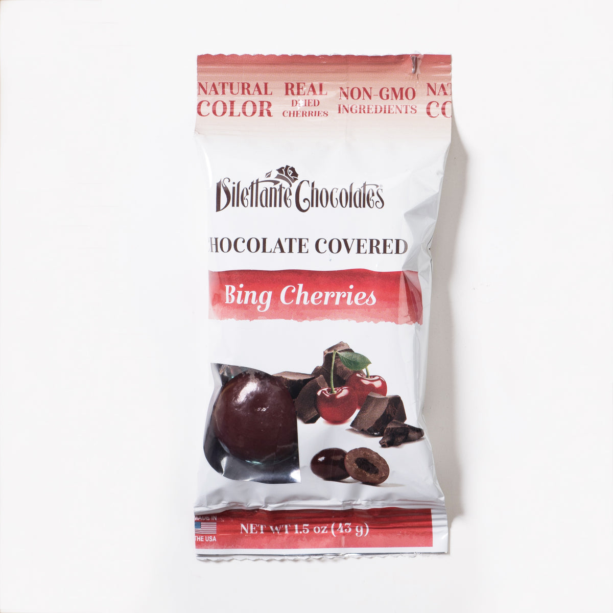 Chocolate Covered Bing Cherries - 1.5oz (Pack of 12)