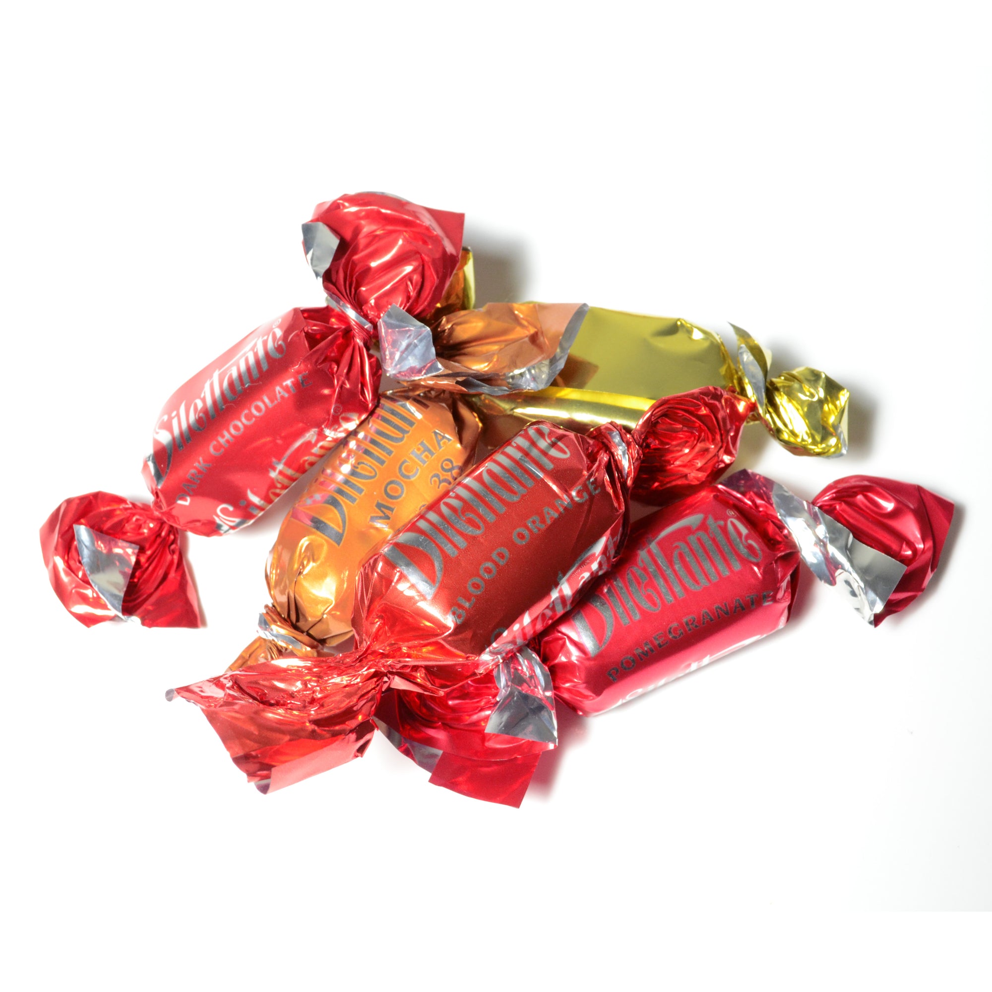 Group photo of individual truffle flavors