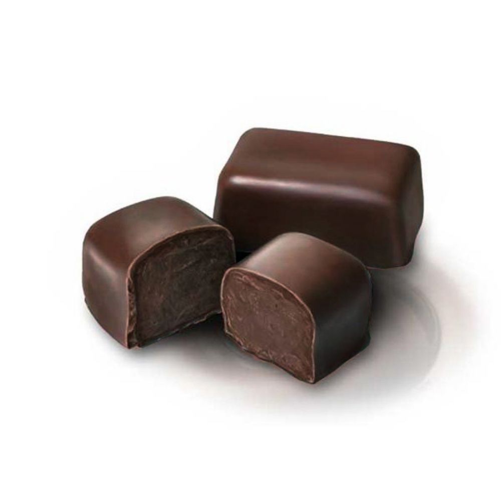 Dilettante Chocolates Dark Ephemere TruffleCremes Made with a Dark Chocolate Ganache and Enrobed in an Outer Shell Also Made from Dark Chocolate