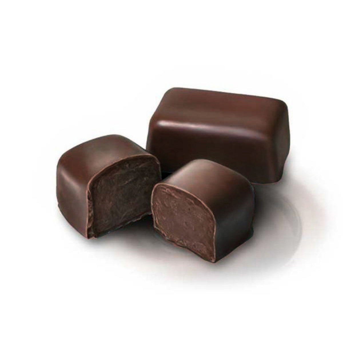 Dark Chocolate TruffleCremes, Made with a Dark Chocolate Ganache Center and Coated in an Outer Shell of Additional Dark Chocolate